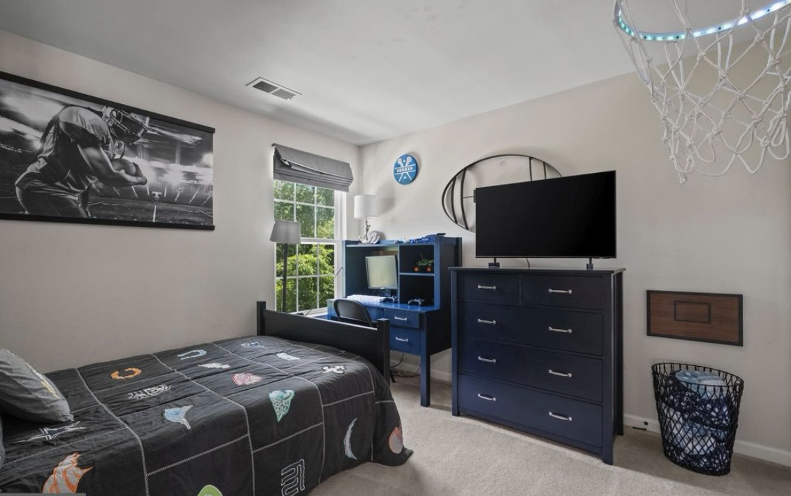 From Plain Walls to Playful Style: A Finksburg Bedroom Reimagined